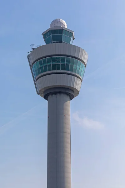 Amsterdamská letištní věž Schiphol — Stock fotografie