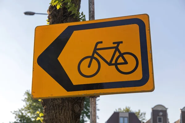 Bike Path Sign — Stock Photo, Image