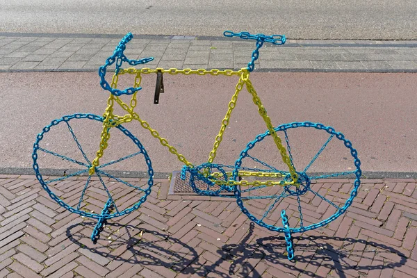 Bicicleta em cadeia — Fotografia de Stock