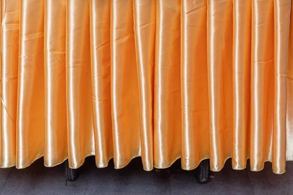 Nappe en soie jaune — Photo