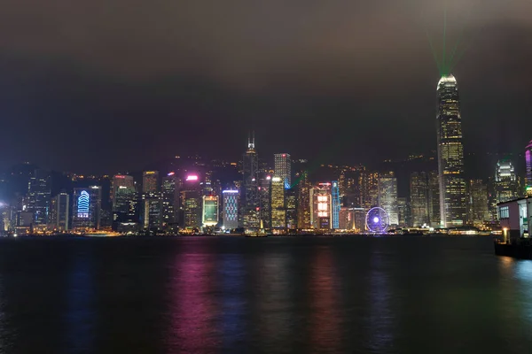 Lightshow Hong Kong — Fotografia de Stock