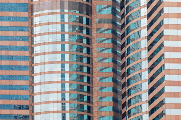 Ριγέ μοτίβο φόντο ουρανοξύστη — Φωτογραφία Αρχείου