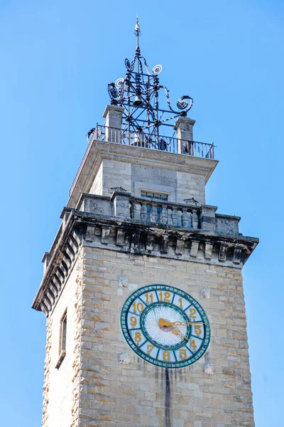 베르가모 시계탑 — 스톡 사진