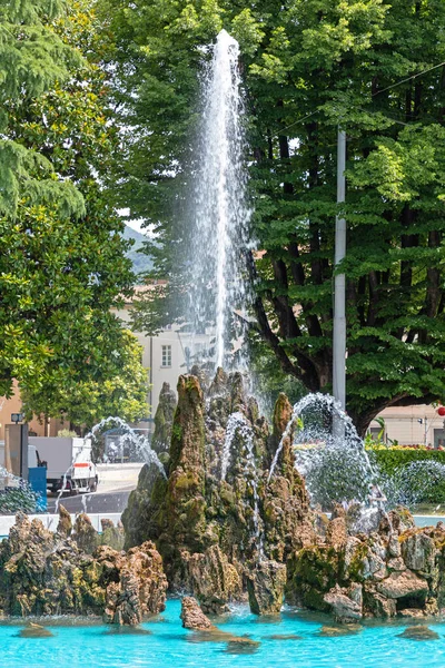 Fontána Lugano — Stock fotografie