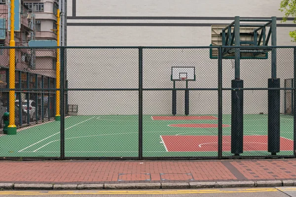 Quadra de basquetebol — Fotografia de Stock