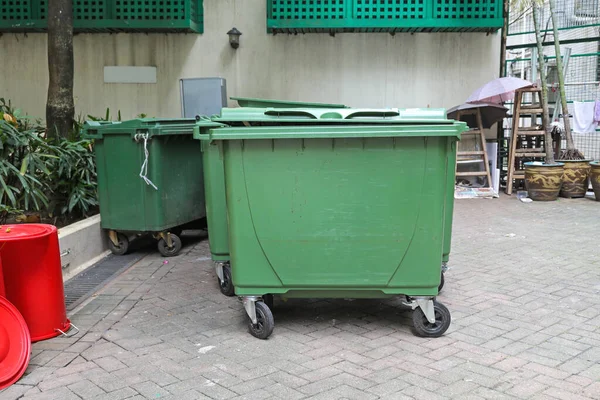 Green Container Bin — Stock Photo, Image