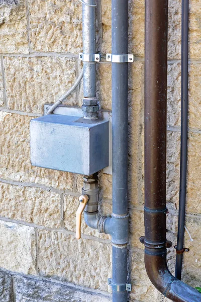 Boîte de tuyaux d'eau — Photo