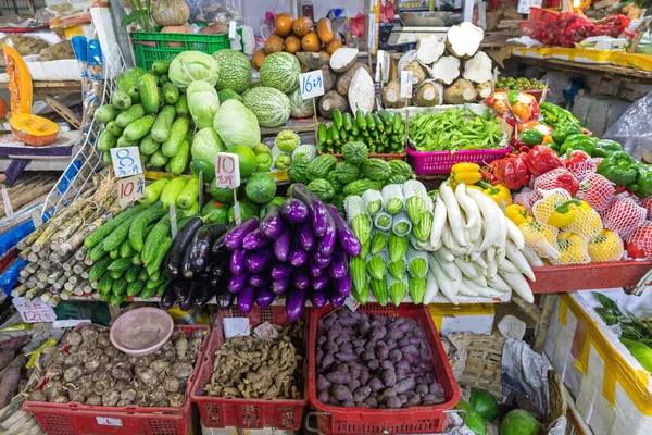 Banco del mercato degli agricoltori — Foto Stock