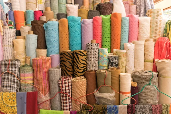 Rouleaux textiles — Photo