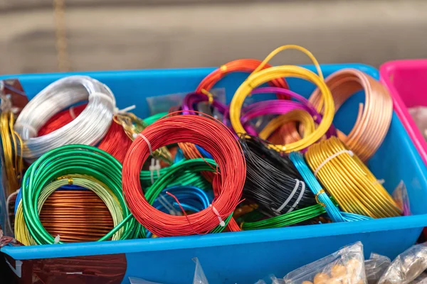 Caja de cables de colores —  Fotos de Stock