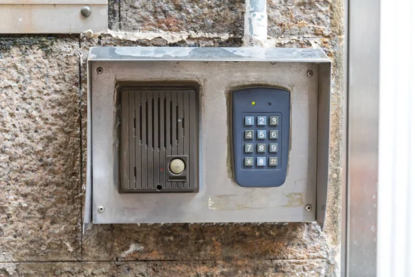 Intercom Pin Code — Zdjęcie stockowe