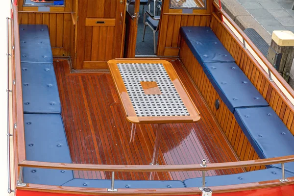 Asiento de cubierta de barco — Foto de Stock