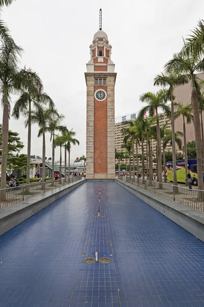 Former Kowloon Canton Tower Clock — Stock Photo, Image