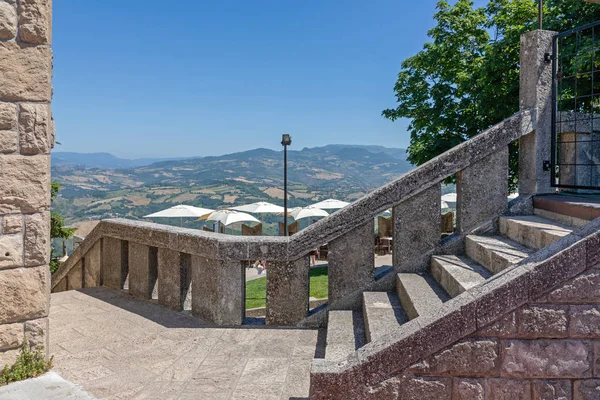 Stairs in San Marino — Stock Photo, Image