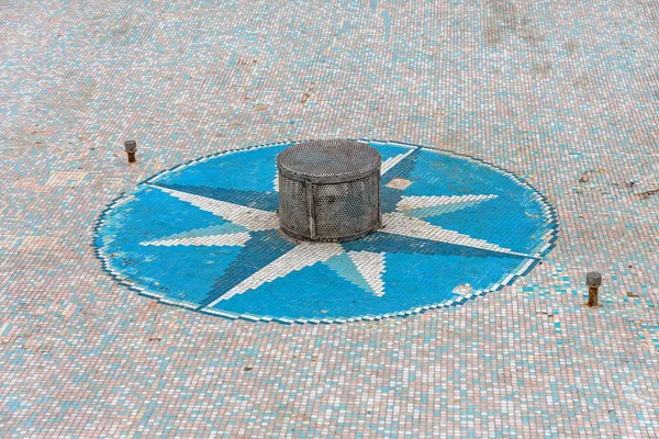 Compass Star Fountain — Stock Photo, Image