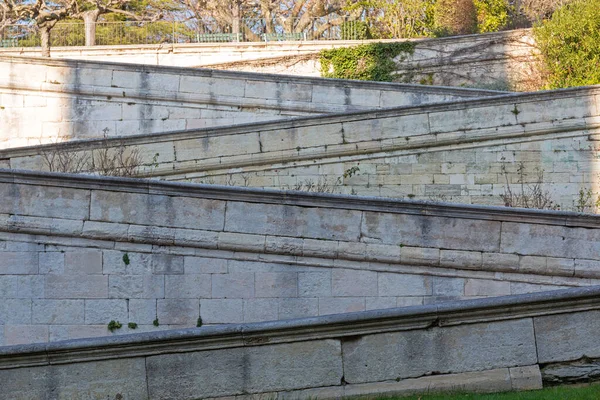 Sainte Anne Stairs Doms Garden Avignon Γαλλία — Φωτογραφία Αρχείου