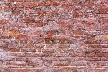 İtalya Burano Venedik 'te Grunge Brick Wall