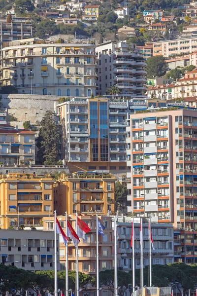 Prédios Residenciais Mônaco Dia Ensolarado — Fotografia de Stock