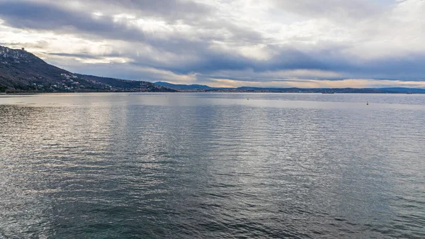 Bahía Trieste Italia Mar Adriático Paisaje — Foto de Stock