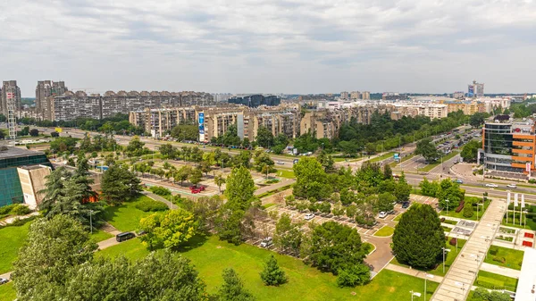 Belgrado Sérvia Junho 2019 Capital City Panorama Dia Verão Belgrado — Fotografia de Stock
