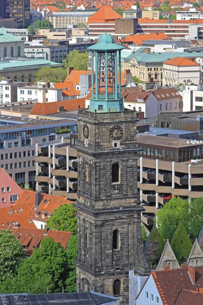Hanover Németország 2011 Május Church Bell Tower Aegidienkirche Memorial War — Stock Fotó