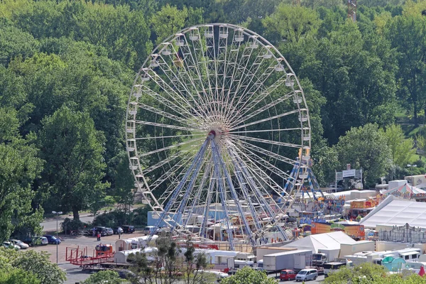 Hanovre Allemagne Mai 2011 Grande Roue Grand Salon Des Marksmens — Photo