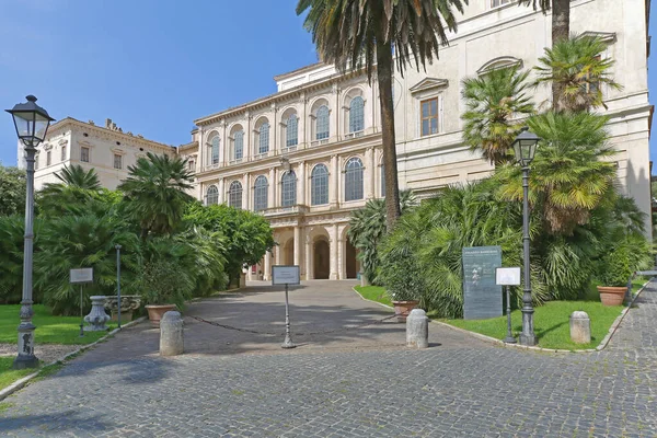 Roma Itália Junho 2014 Entrada Para Museu Histórico Palácio Barberini — Fotografia de Stock