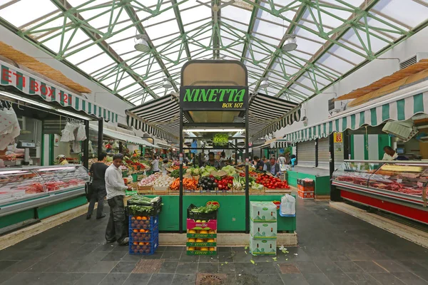 Рим Италия Июня 2014 Года Свежая Еда Рынке Новых Фермеров — стоковое фото