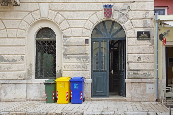 Rovinj Croatia October 2014 District Justice Magistrates Courts Government Building — Stock Photo, Image