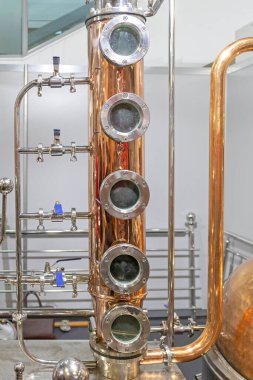Bakır Damıtma Sütun Alkol Hala Bira Fabrikası Ekipmanı