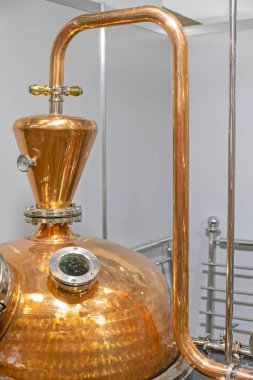 Klasik Bakır Damıtma Alkol Hala Bira Fabrikası Ekipmanı