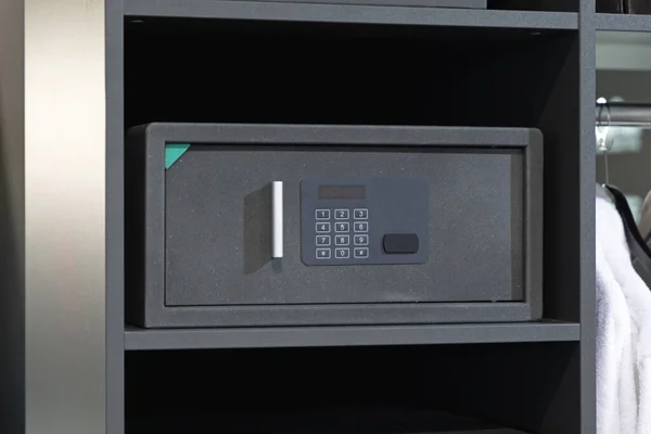 Digital Numeric Pad Safety Deposit Box Closet — Stock Photo, Image