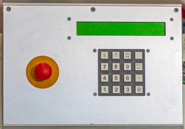 アラームシステムパニックボタン 数値パッドユニット — ストック写真