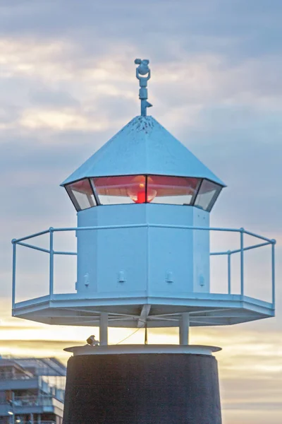 Light House Tower Oslo Noruega Anochecer —  Fotos de Stock