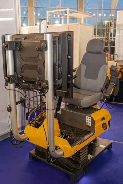 Bouw Machine Driving Simulator Operator Training Equipment — Stockfoto