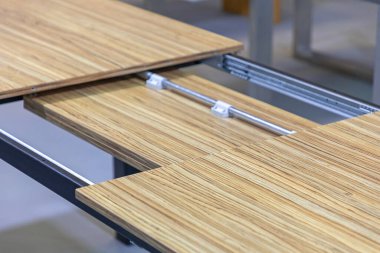 Yemek Masası Yapısı Genişleme Yüzeyi Parçalarını Aç