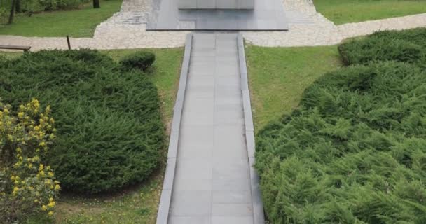 Белград Сербія Квітня 2020 Монумент Ветеранів Війни Горі Авала Поблизу — стокове відео