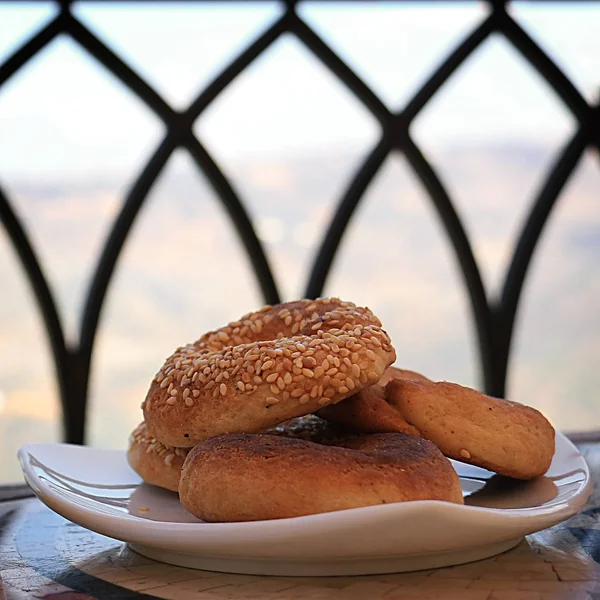 Talíř Libanonského Tradiční Soubory Cookie — Stock fotografie