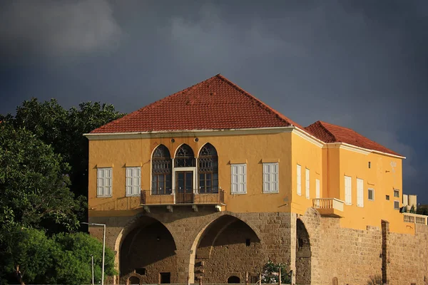 Tradycyjny Dom Mieście Batroûn Lebanon — Zdjęcie stockowe