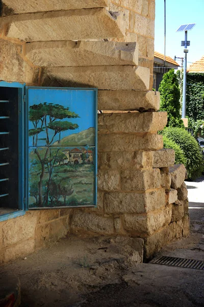 Douma Lebanon June 2018 Staircase Viewed Public Painting Old Souk — Stock Photo, Image