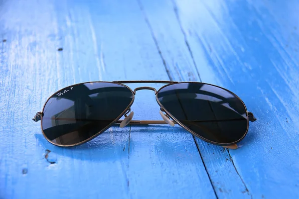 Batroun Libanon Juli 2018 Die Ray Ban Aviator Sonnenbrille Mit — Stockfoto