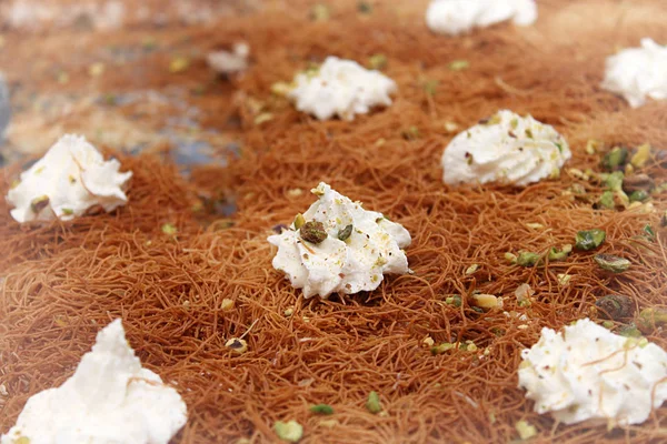 Tray Esmalliyeh Traditional Lebanese Pastry — Stock Photo, Image