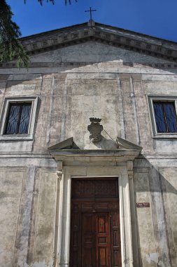 Santa Croce Kilisesi Della Foce Umbria, İtalya.