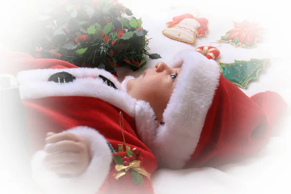 Baby Santa — Stock Photo, Image