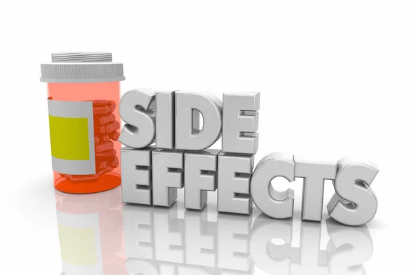 Side Effects Drug Medication Complications Pills Words Render Illustration — Stock Photo, Image