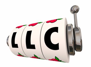 LLC Slot makinesidir beyaz arka plan üzerinde izole aramalar