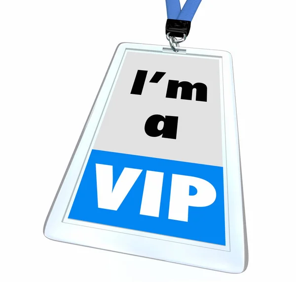 Vip Mycket Viktig Person Exklusiva Executive Badge Illustration — Stockfoto