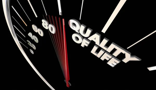 Quality Life Комфортный Lifestyle Speedometer — стоковое фото