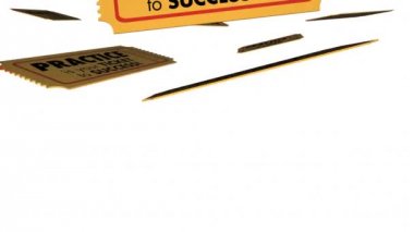 Beyaz arka plan üzerinde yazıtlar düşen biletlerle