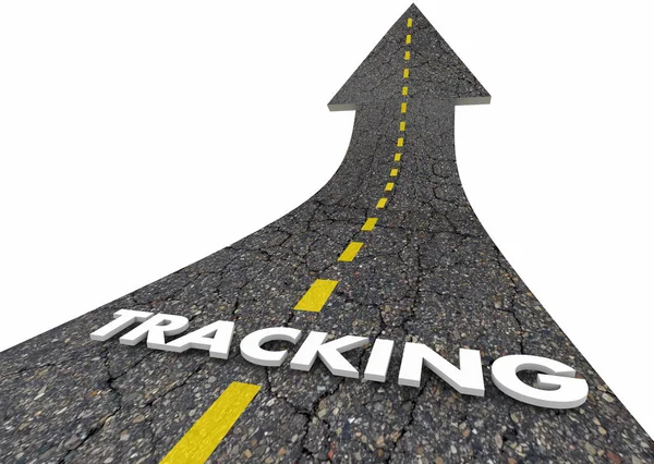 Tracking Logistics Find Shipments Road Word — Stock Photo, Image